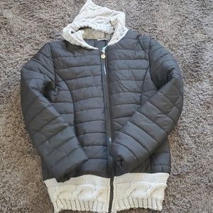Black puffy jacket